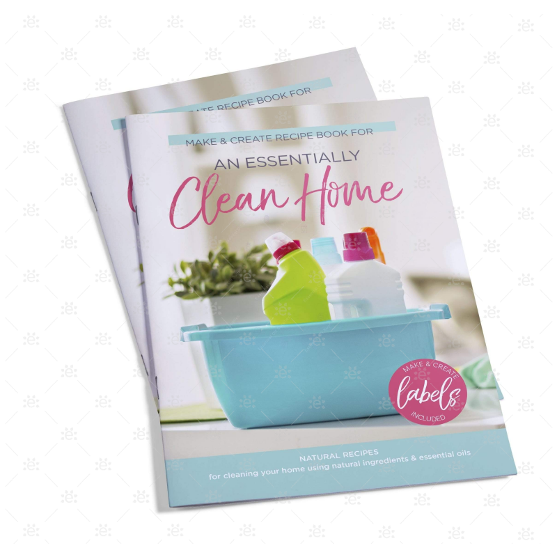 Essentially Clean Home Make & Create Recipe Book (includes over 40 labels)