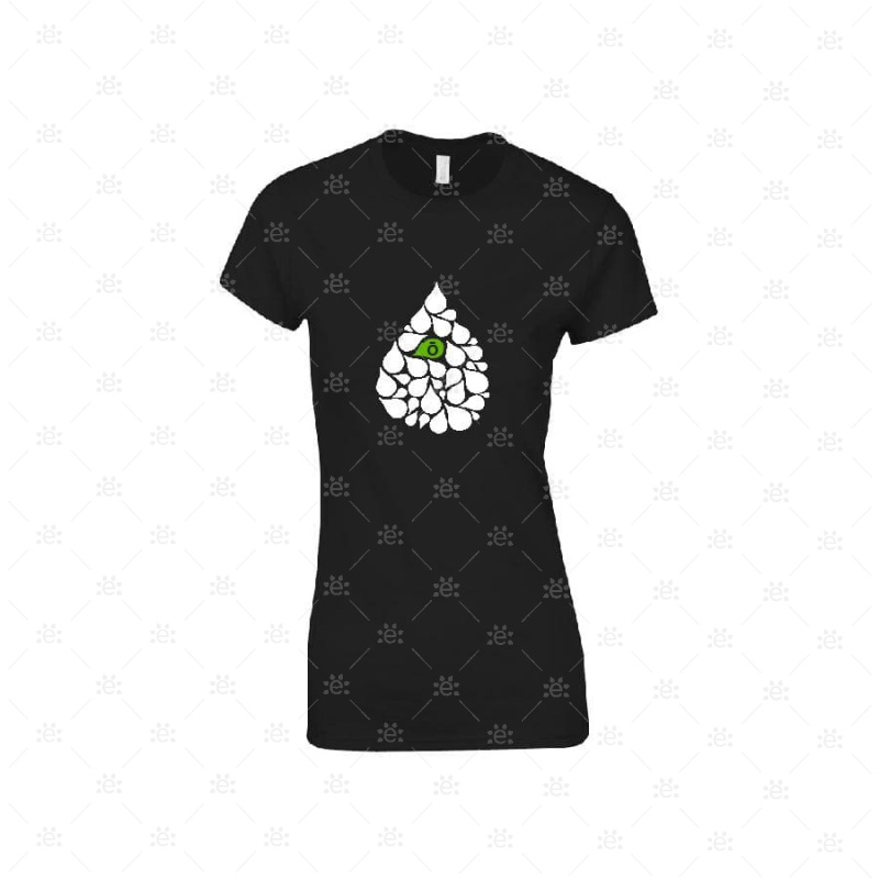 Ladies Doterra Branded T-Shirt - Design Style 1 (Black) Clothing