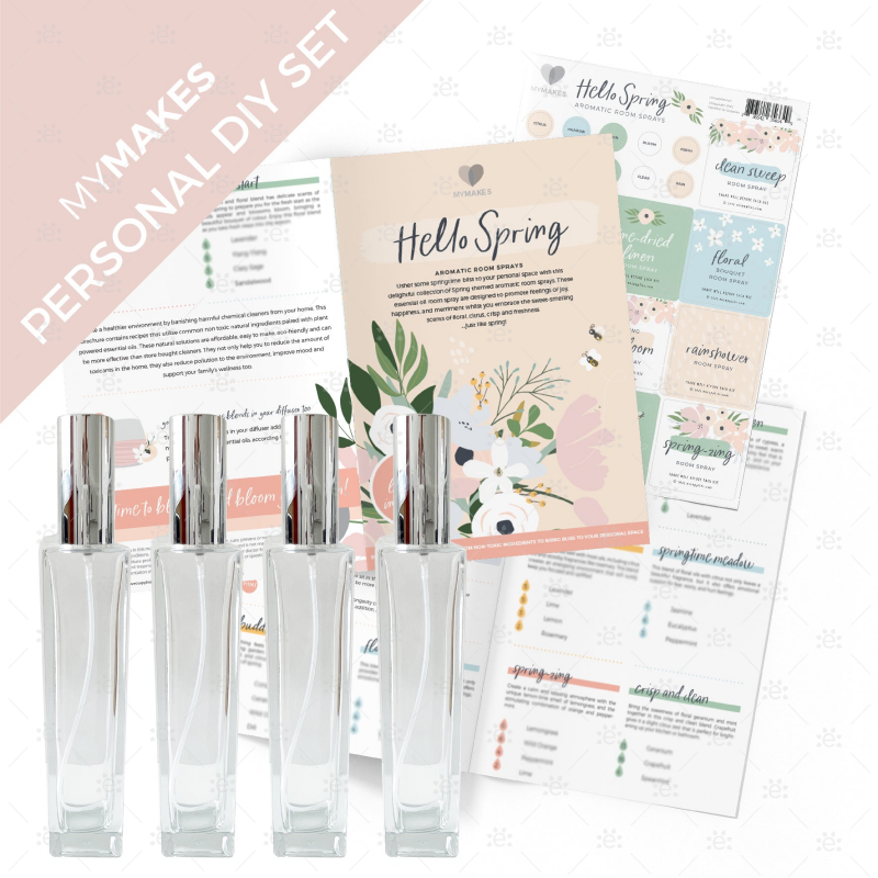 Mymakes:  Hello Spring Aromatic Room Sprays (Personal Diy Set) Kits