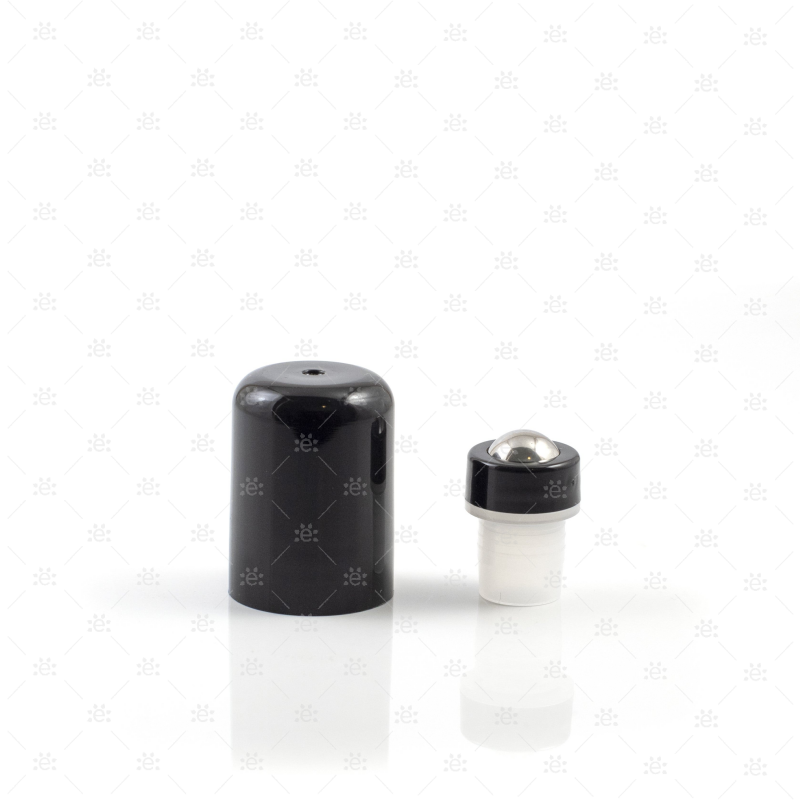 Stainless Steel Roller & Cap For 5 15Ml Bottles (Fits Most Essential Oil Bottles) X5Pk Accessories