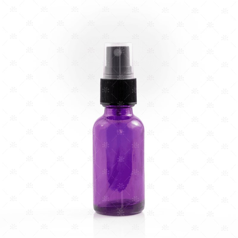 30Ml Purple Glass Bottle With Spray Head