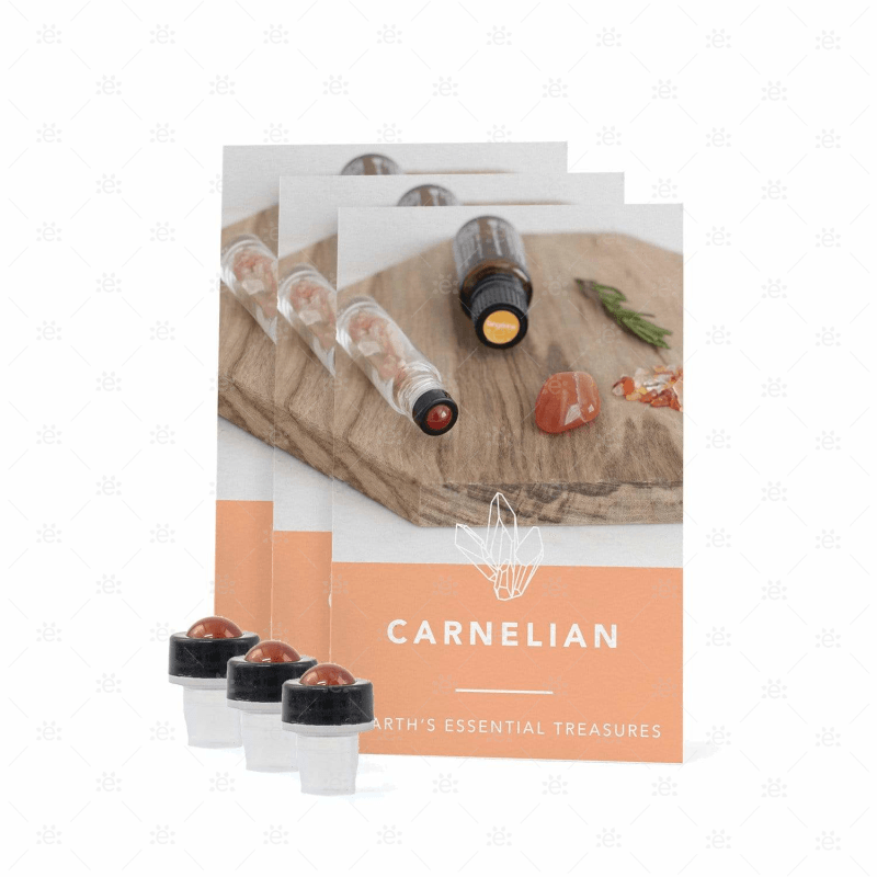 Carnelian Luxury Gemstone Roller (3 Pack) Accessories & Caps