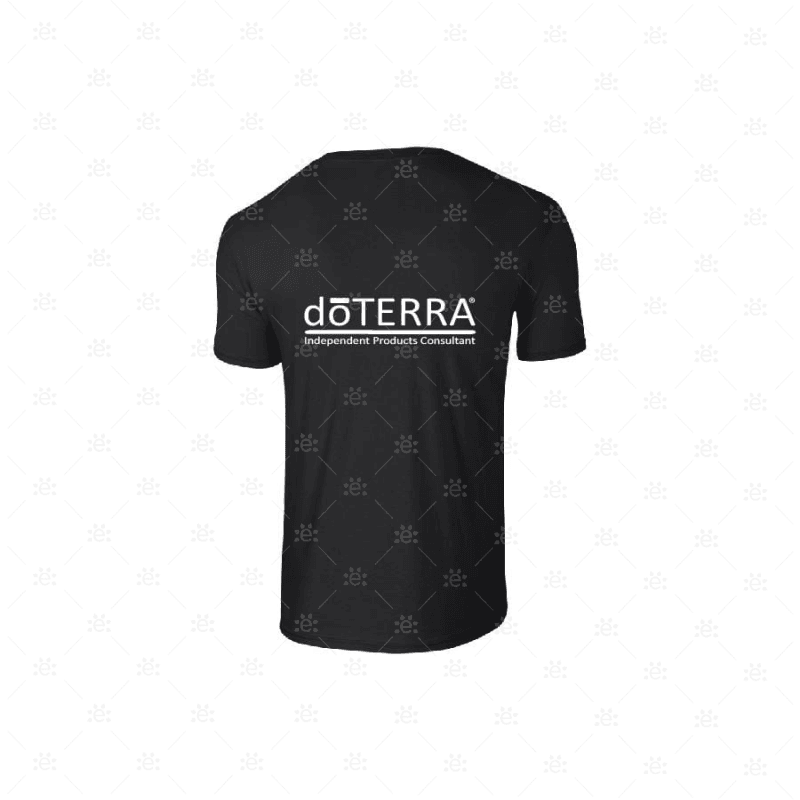 Mens Doterra Branded T-Shirt - Design Style 3 (Black) Clothing