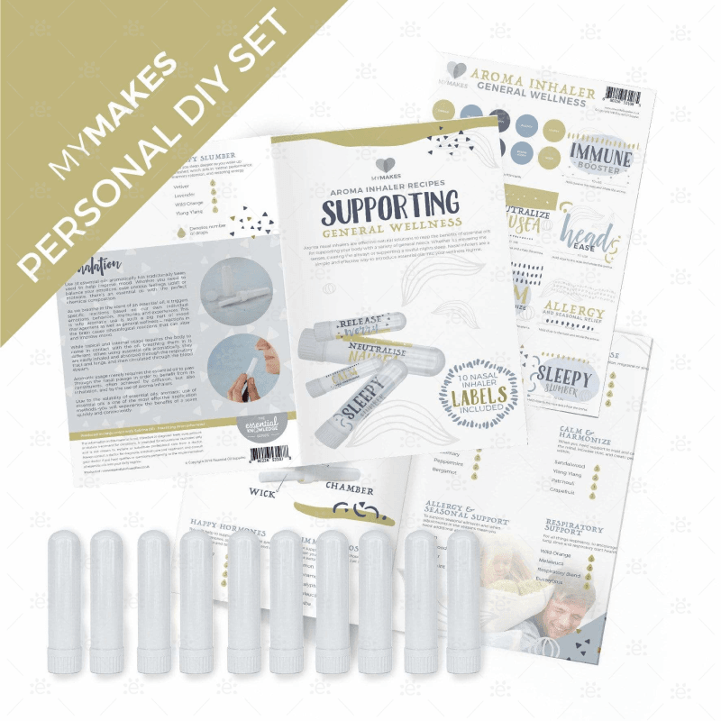 Mymakes:  Aroma Inhalers For Supporting General Wellness (Personal Diy Set) Kits