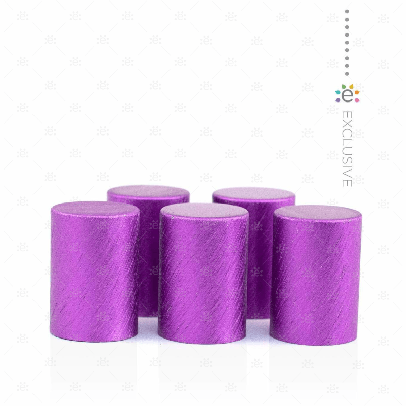 Purple Metallic Roller Bottle Cap (5Pk) Accessories & Caps